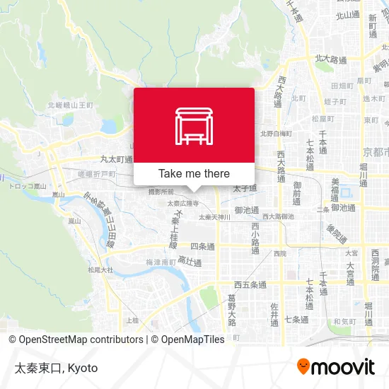 Uzumasa East Exit map