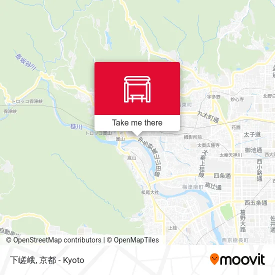 下嵯峨 map