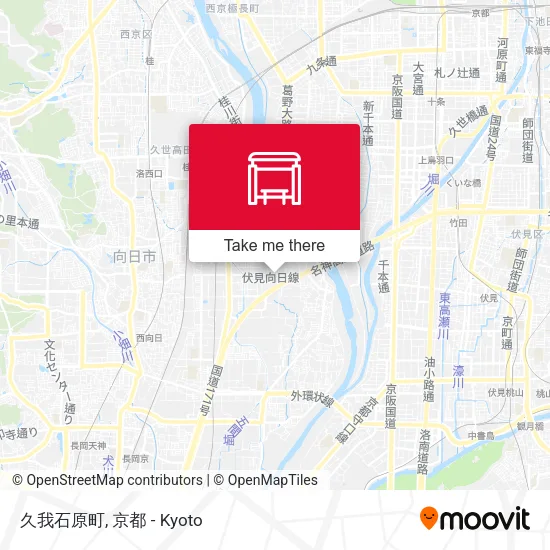 久我石原町 map