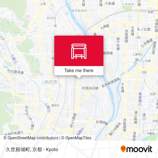 久世殿城町 map