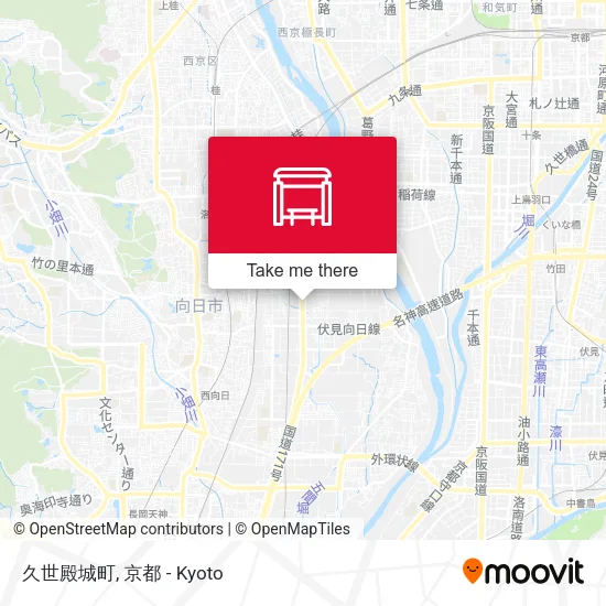 久世殿城町 map