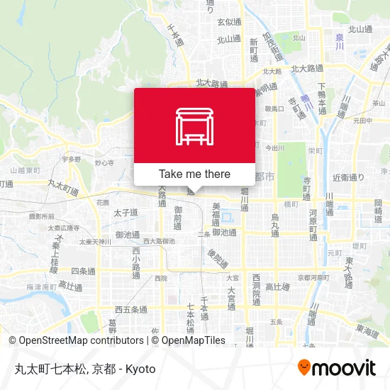 丸太町七本松 map