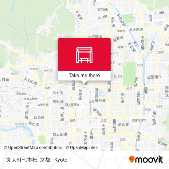 丸太町七本松 map
