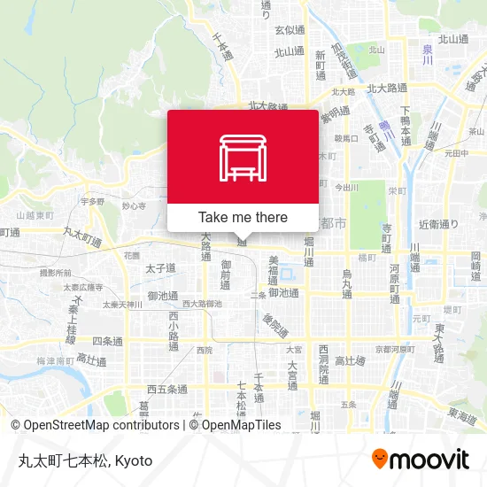 丸太町七本松 map