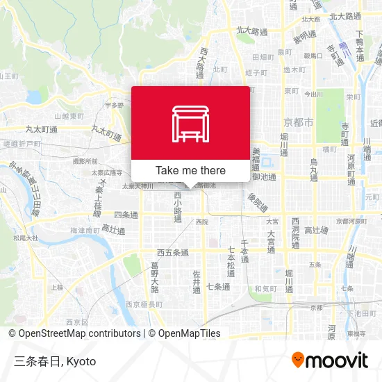 三条春日 map