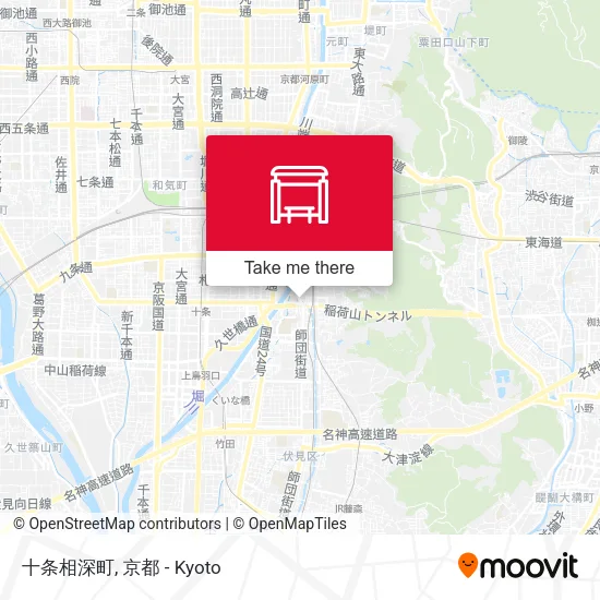 十条相深町 map