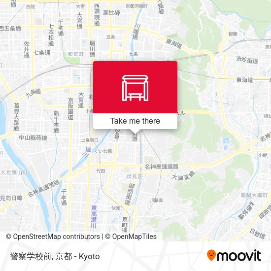 警察学校前 map