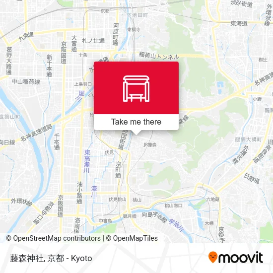 藤森神社 map