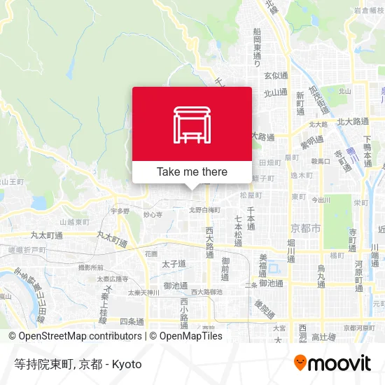 等持院東町 map