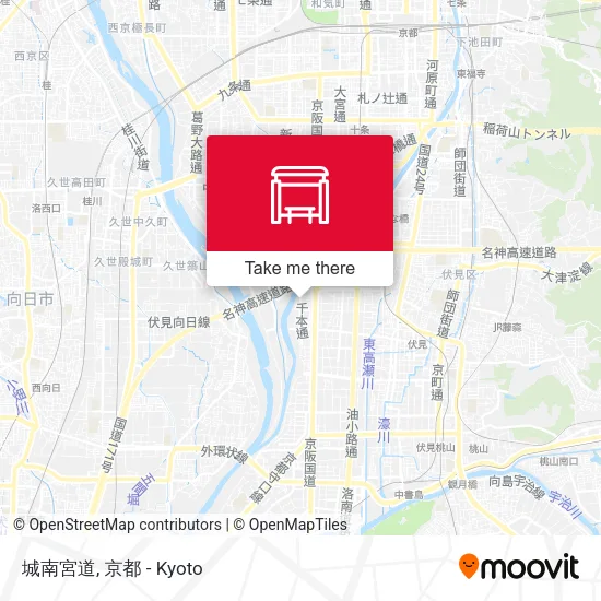 城南宮道 map
