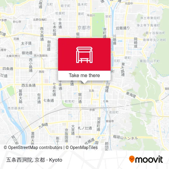 五条西洞院 map
