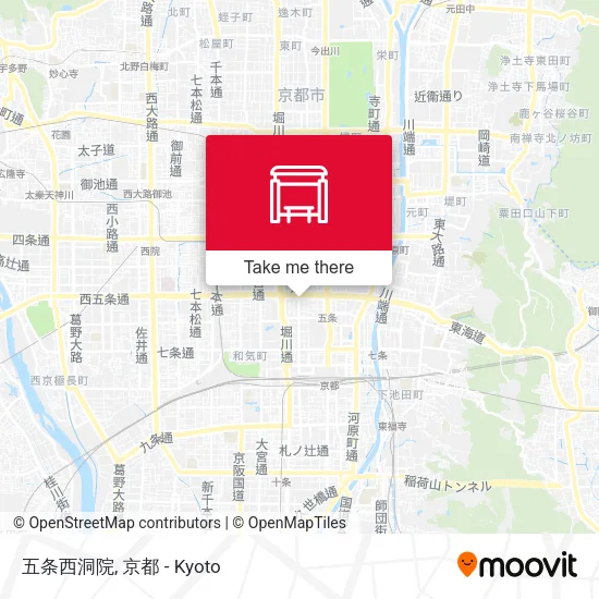 五条西洞院 map