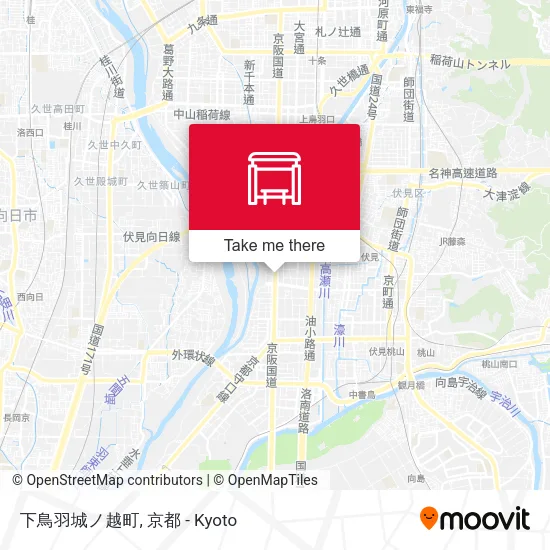 下鳥羽城ノ越町 map