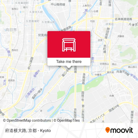 府道横大路 map