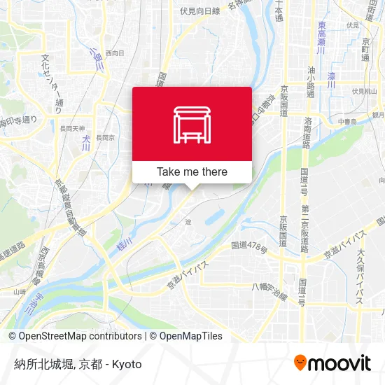納所北城堀 map