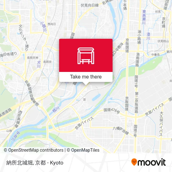 納所北城堀 map