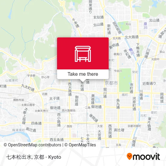 七本松出水 map