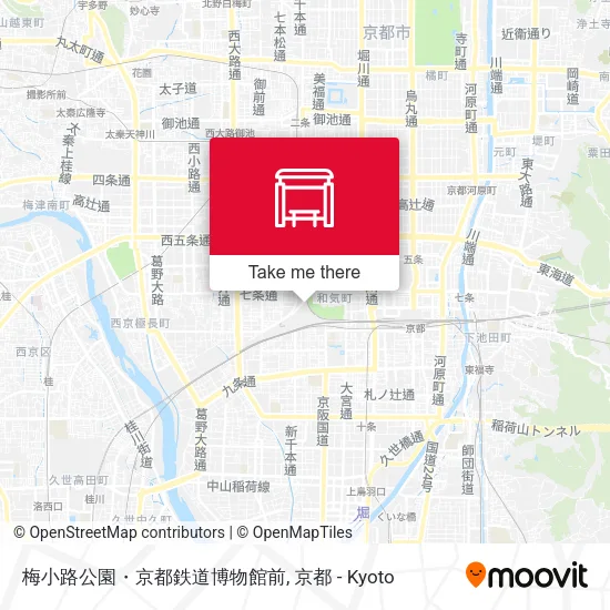 梅小路公園・京都鉄道博物館前 map