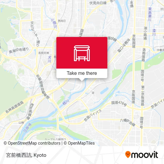 Miyamaebashi West map