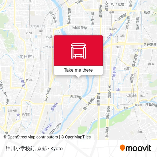 神川小学校前 map