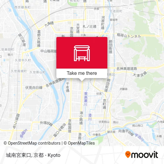 城南宮東口 map