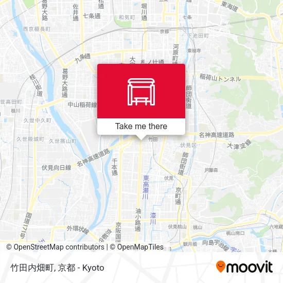 竹田内畑町 map