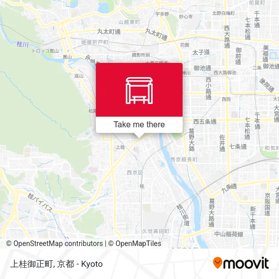 上桂御正町 map
