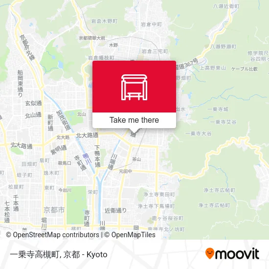 一乗寺高槻町 map