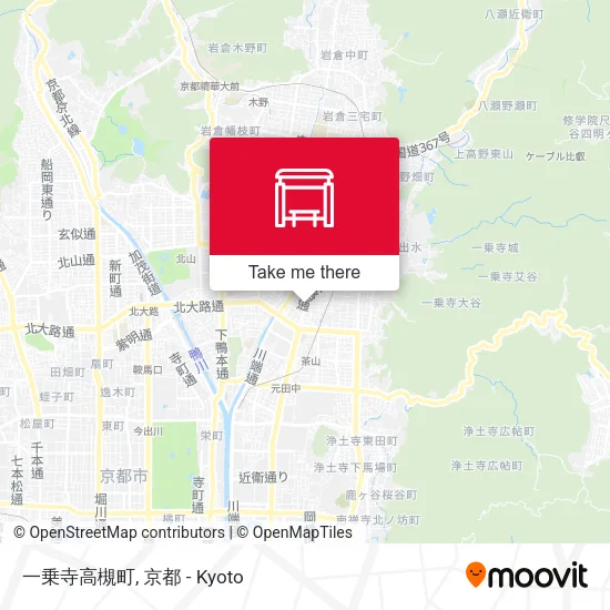 一乗寺高槻町 map