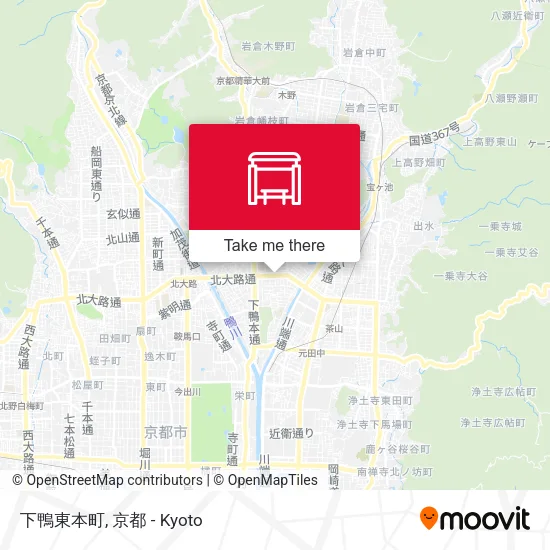 下鴨東本町 map