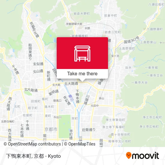 下鴨東本町 map
