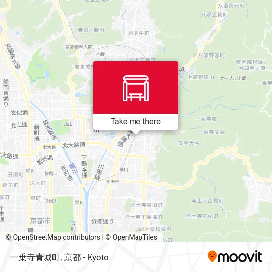 一乗寺青城町 map