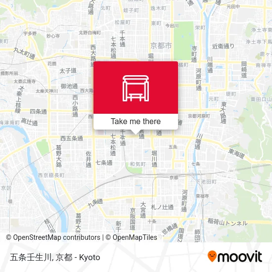 五条壬生川 map