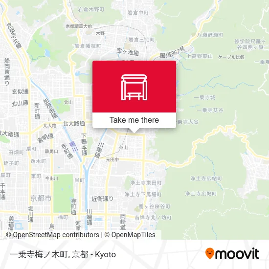 一乗寺梅ノ木町 map