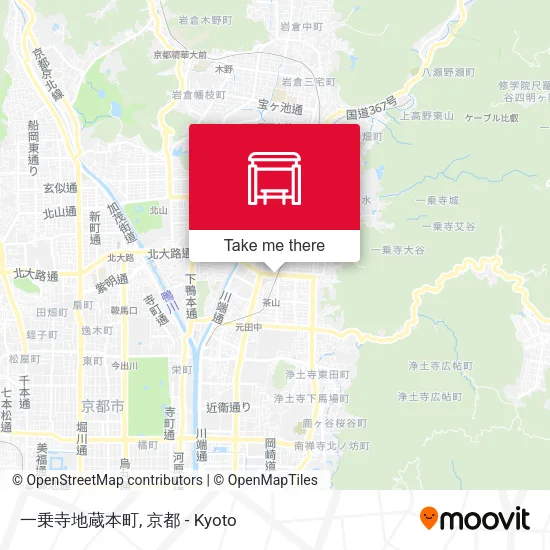一乗寺地蔵本町 map