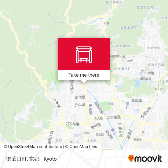 御薗口町 map