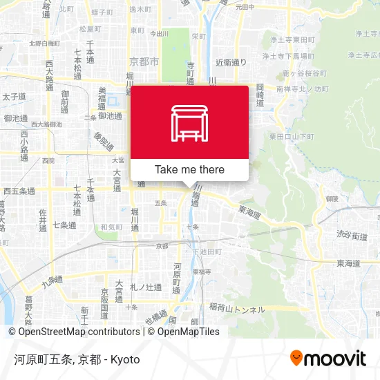 河原町五条 map