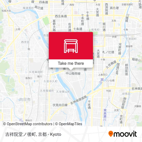 吉祥院堂ノ後町 map