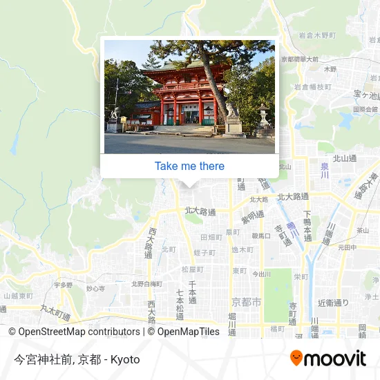 今宮神社前 map