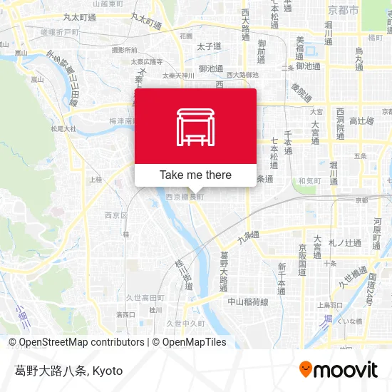 Katsuno-oji Hachijo map