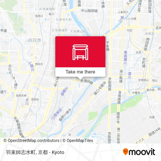羽束師志水町 map