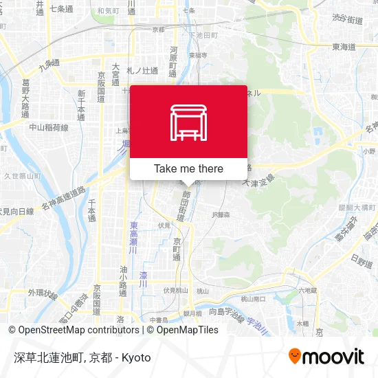 深草北蓮池町 map