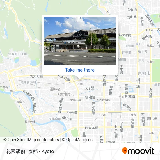 Hanazono Station map