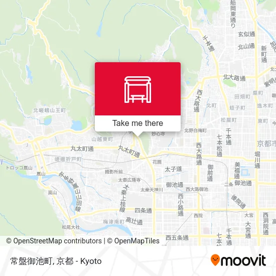 常盤御池町 map