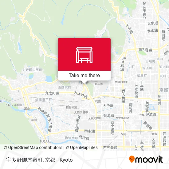 宇多野御屋敷町 map