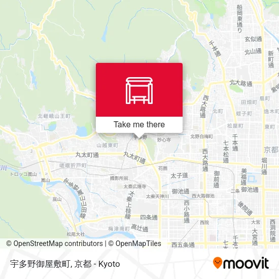 宇多野御屋敷町 map