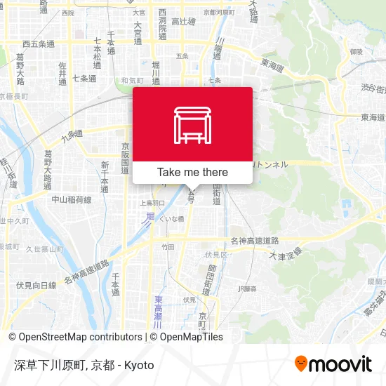 深草下川原町 map