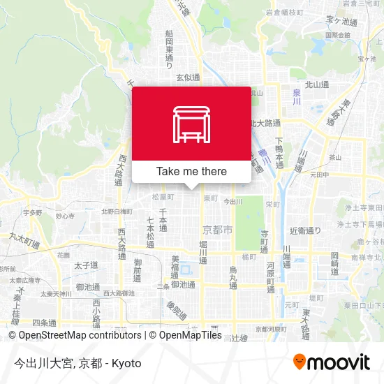 今出川大宮 map