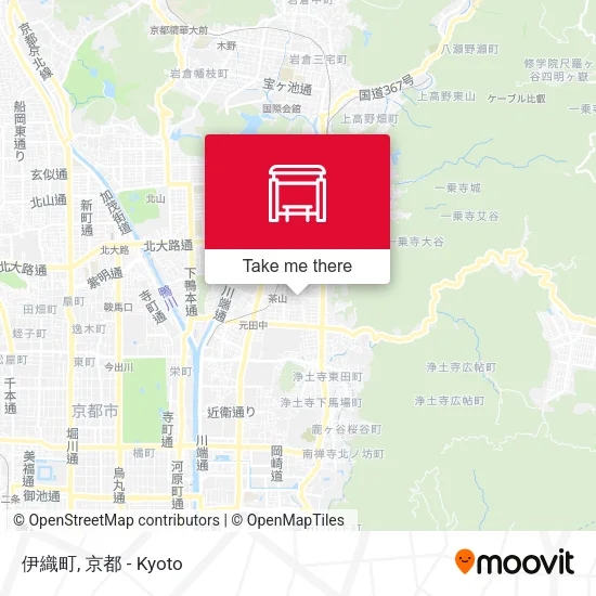 伊織町 map