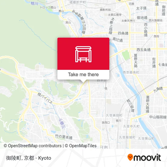 御陵町 map